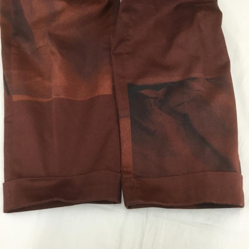 ポールスミス Paul Smith パンツ スラックス 転写 裾ダブル S プリント 赤 / レッド / メンズ USED 古着 中古 10089495