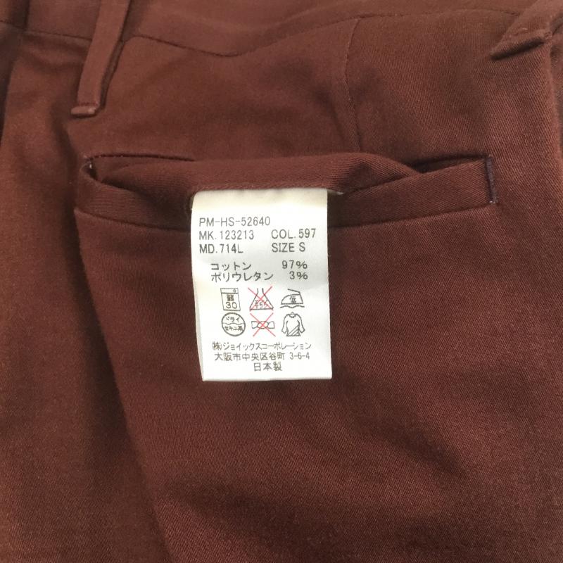 ポールスミス Paul Smith パンツ スラックス 転写 裾ダブル S プリント 赤 / レッド / メンズ USED 古着 中古 10089495