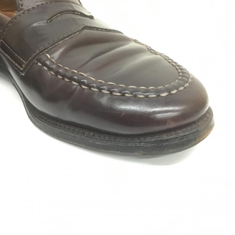 オールデン ALDEN ローファー ローファー コインローファー 986 USA製 US:8 茶 / ブラウン / メンズ USED 古着 中古 10089532