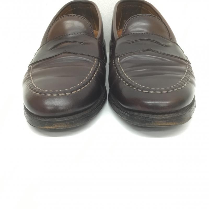 オールデン ALDEN ローファー ローファー コインローファー 986 USA製 US:8 茶 / ブラウン / メンズ USED 古着 中古 10089532