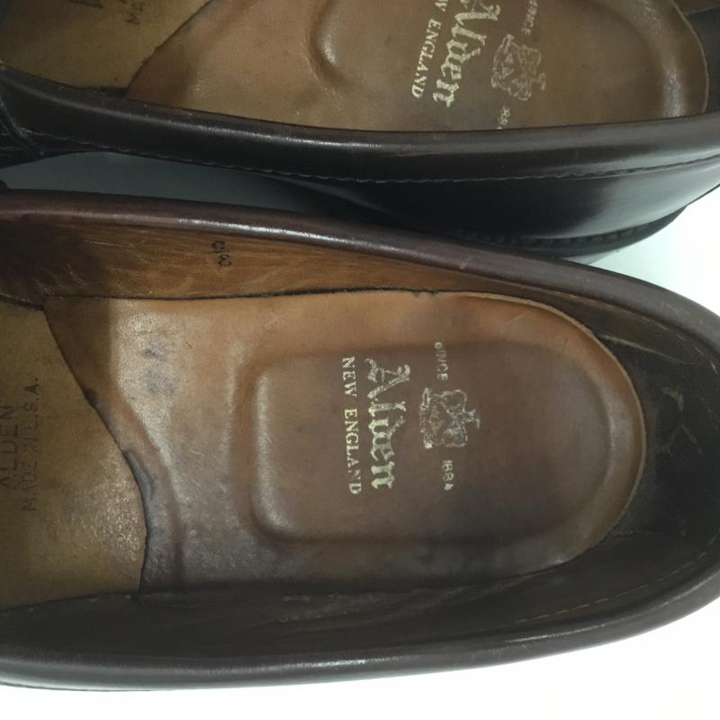 オールデン ALDEN ローファー ローファー コインローファー 986 USA製 US:8 茶 / ブラウン / メンズ USED 古着 中古 10089532