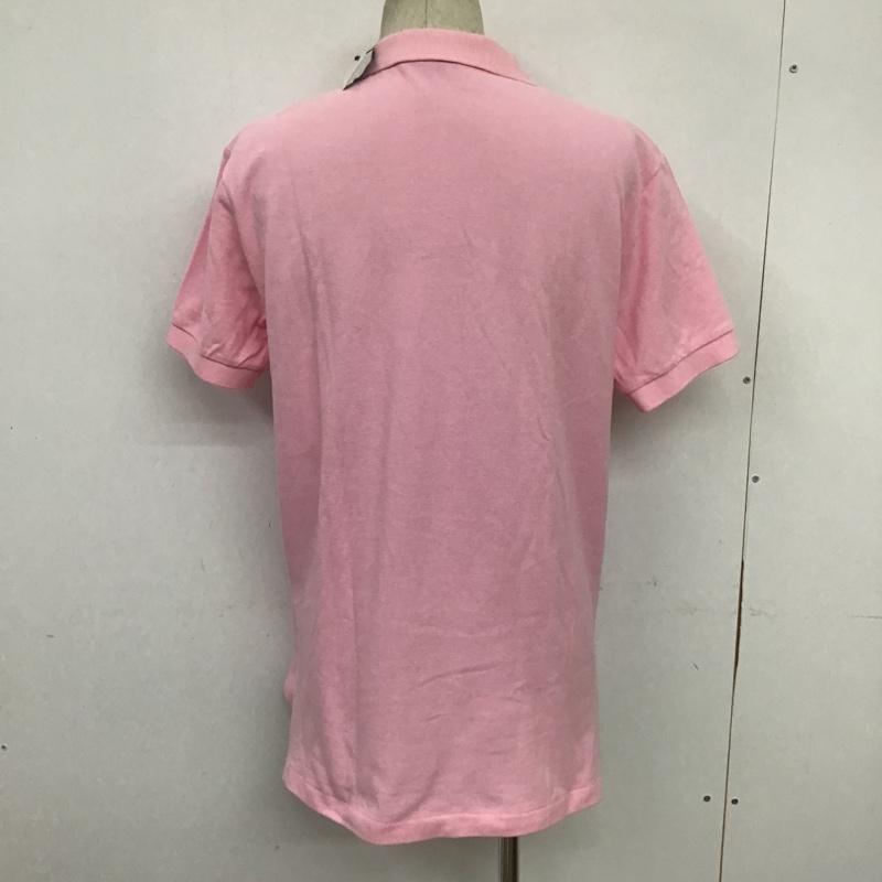 ポロバイラルフローレン Polo by RALPH LAUREN ポロシャツ 半袖 半袖 タグ付き L ワンポイント 桃 / ピンク / メンズ USED 古着 中古 10089544