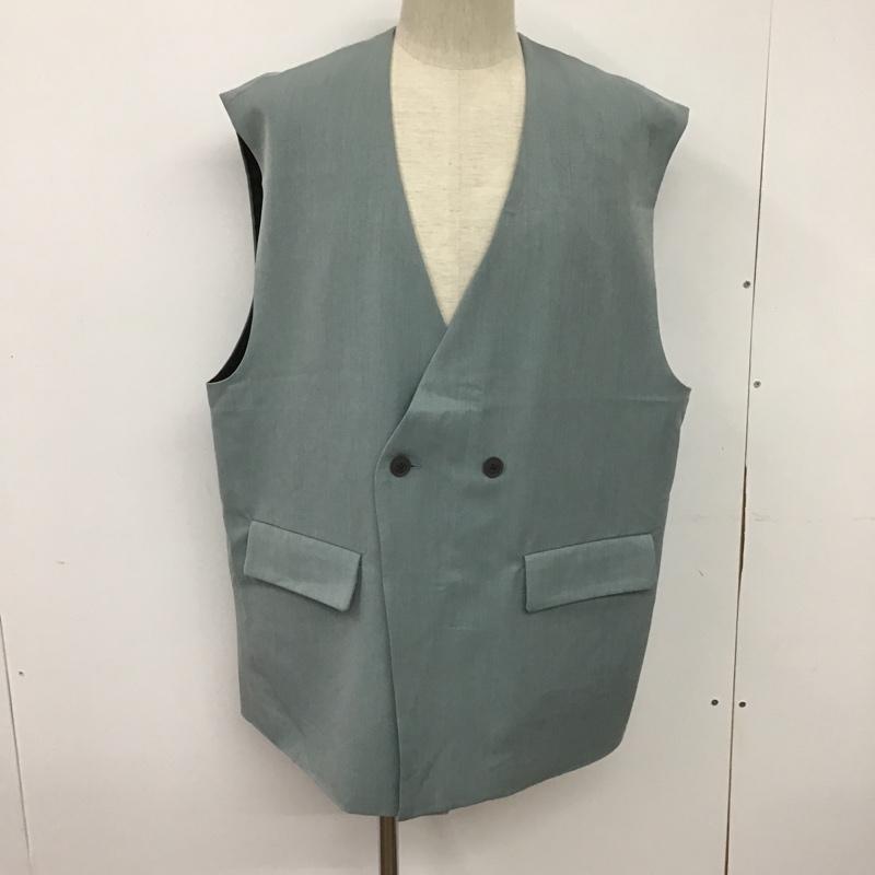エマクローズ EMMA CLOTHES ベスト ベスト タグ付 EMbe121L422 L 無地 緑 / グリーン / メンズ USED 古着 中古 10089552