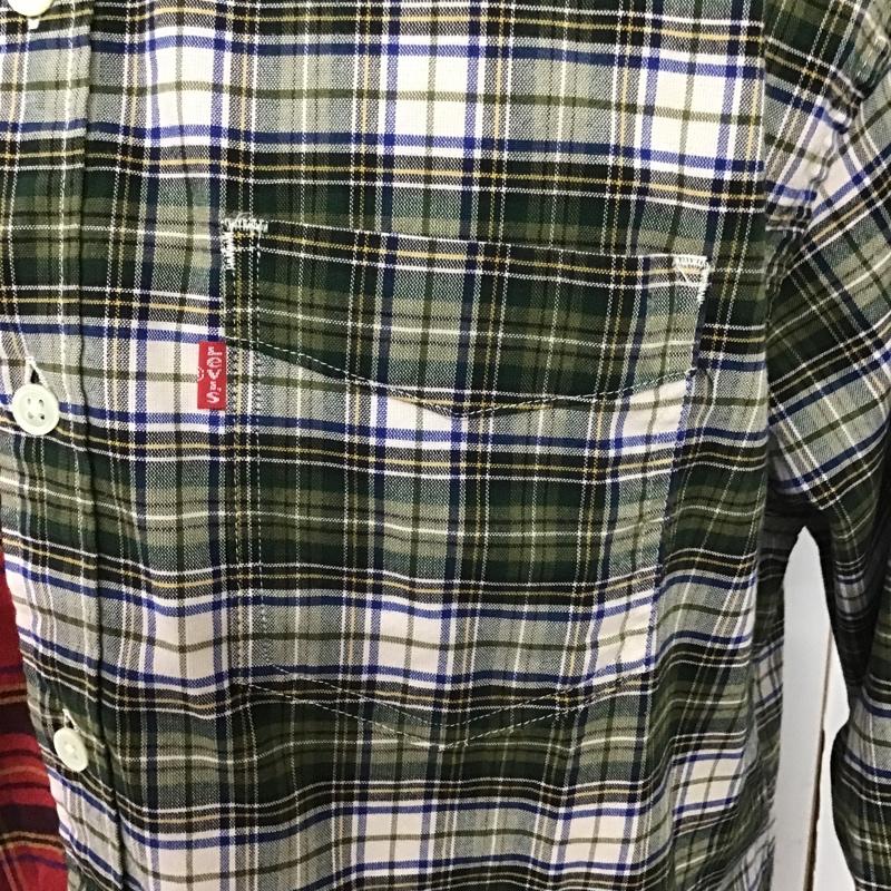 リーバイス Levi's シャツ、ブラウス 長袖 M チェック マルチカラー / マルチカラー /  メンズ USED 古着 中古 10089554
