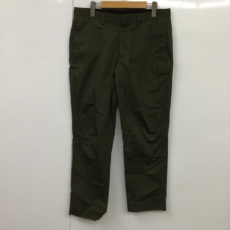 トゥモローランド TOMORROWLAND パンツ スラックス 48 無地 カーキ / カーキ / レディース USED 古着 中古 10089568