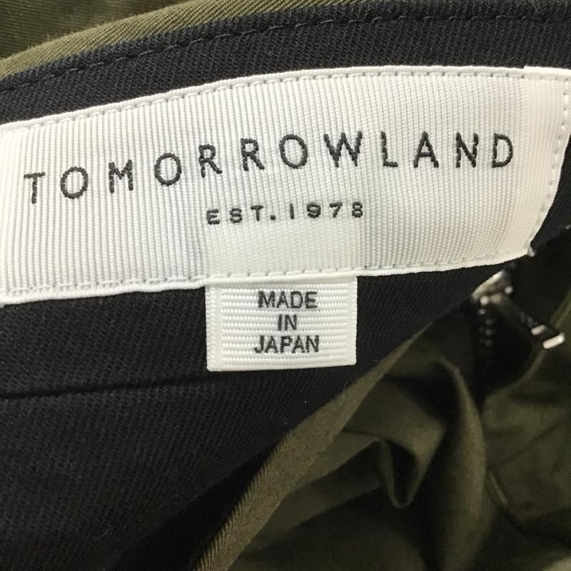 トゥモローランド TOMORROWLAND パンツ スラックス 48 無地 カーキ / カーキ / レディース USED 古着 中古 10089568
