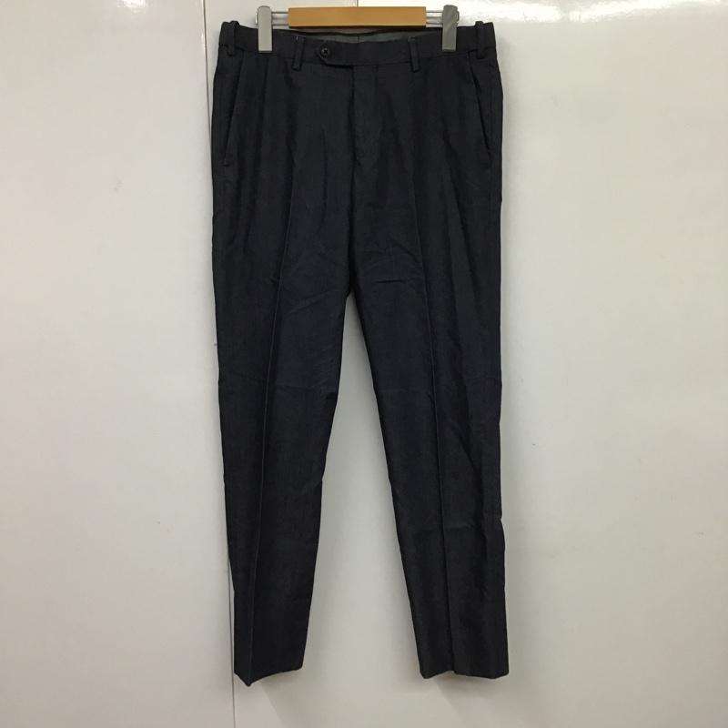 ユナイテッドアローズグリーンレーベルリラクシング UNITEDARROWSGREENLABELRELAXING パンツ スラックス M 無地 青 / ブルー / メンズ USED 古着 中古 10089569