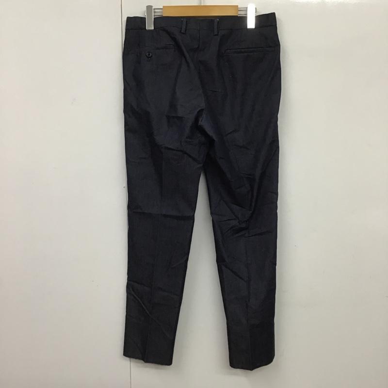 ユナイテッドアローズグリーンレーベルリラクシング UNITEDARROWSGREENLABELRELAXING パンツ スラックス M 無地 青 / ブルー / メンズ USED 古着 中古 10089569