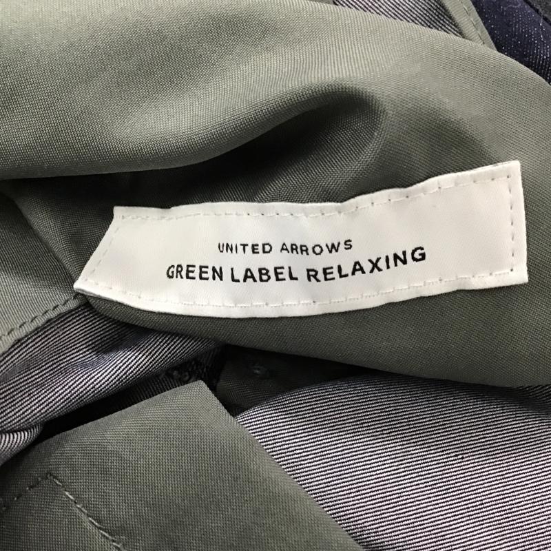 ユナイテッドアローズグリーンレーベルリラクシング UNITEDARROWSGREENLABELRELAXING パンツ スラックス M 無地 青 / ブルー / メンズ USED 古着 中古 10089569