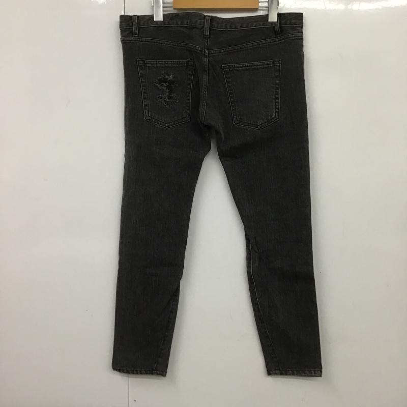 リュシオル ジャンピエール LUCIOLE_JEAN PIERRE パンツ デニム、ジーンズ 無地 黒 / ブラック / メンズ USED 古着 中古 10089572