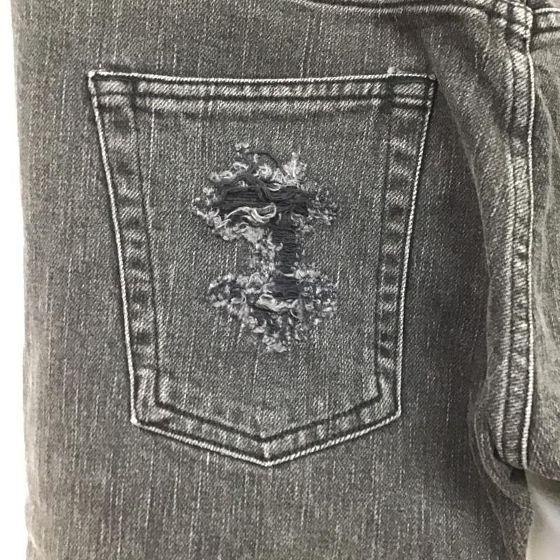 リュシオル ジャンピエール LUCIOLE_JEAN PIERRE パンツ デニム、ジーンズ 無地 黒 / ブラック / メンズ USED 古着 中古 10089572