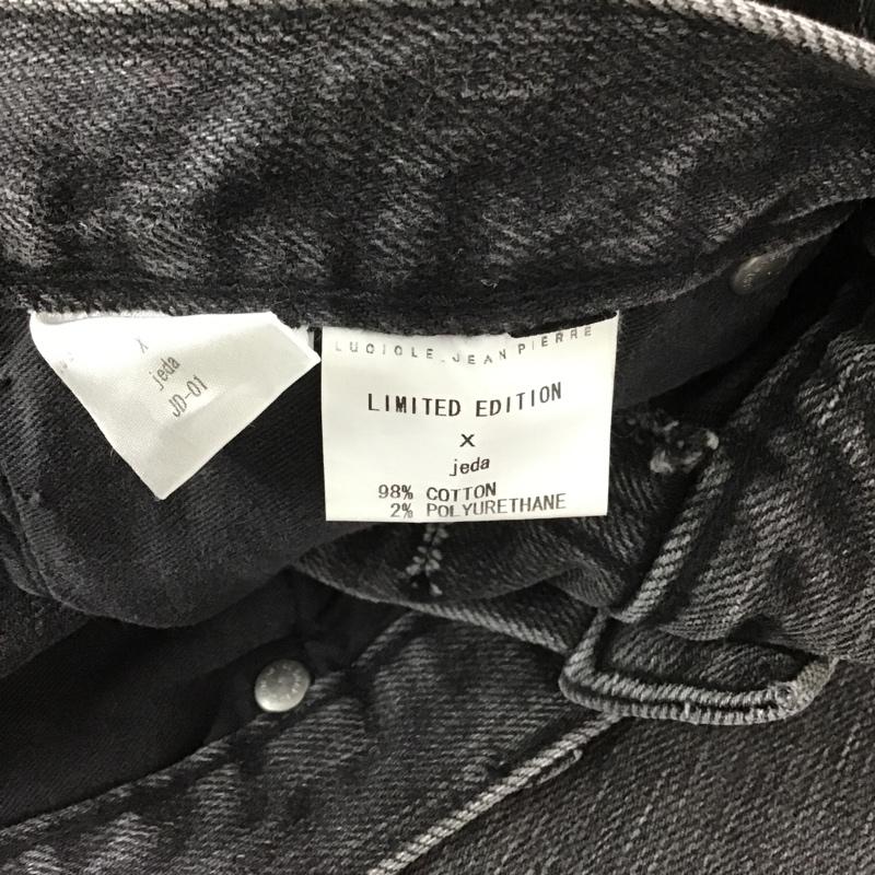 リュシオル ジャンピエール LUCIOLE_JEAN PIERRE パンツ デニム、ジーンズ 無地 黒 / ブラック / メンズ USED 古着 中古 10089572