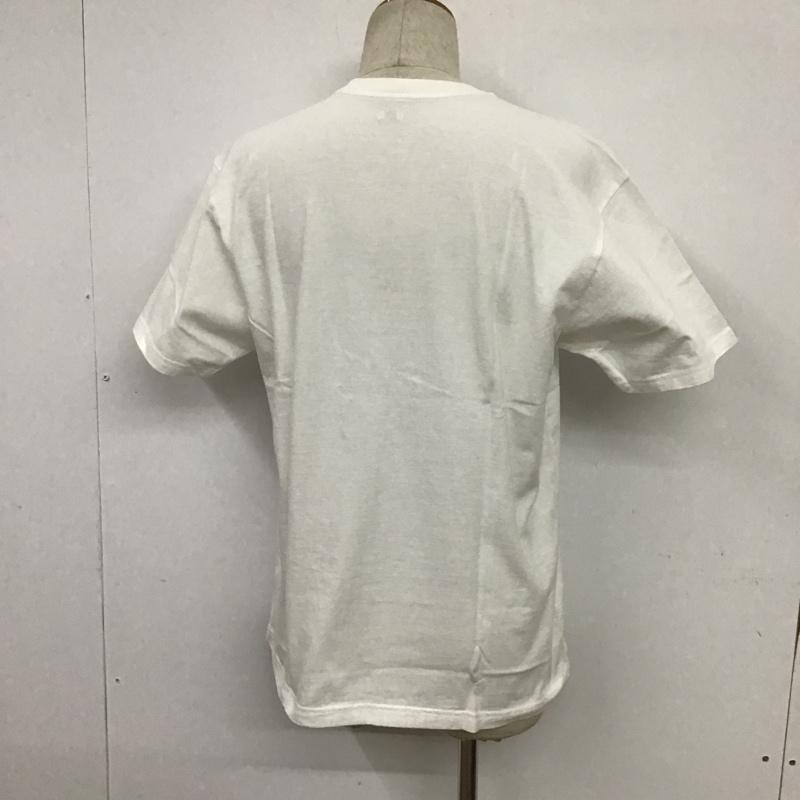 シークエル SEQUEL Tシャツ 半袖 胸ポケット M ロゴ、文字 白 / ホワイト /  メンズ USED 古着 中古 10089589