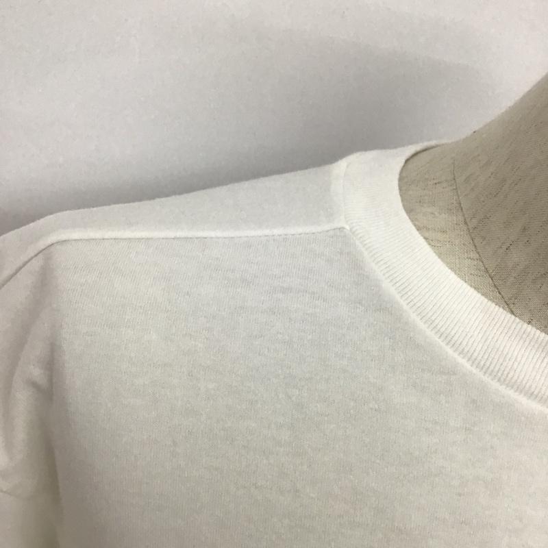 シークエル SEQUEL Tシャツ 半袖 胸ポケット M ロゴ、文字 白 / ホワイト /  メンズ USED 古着 中古 10089589
