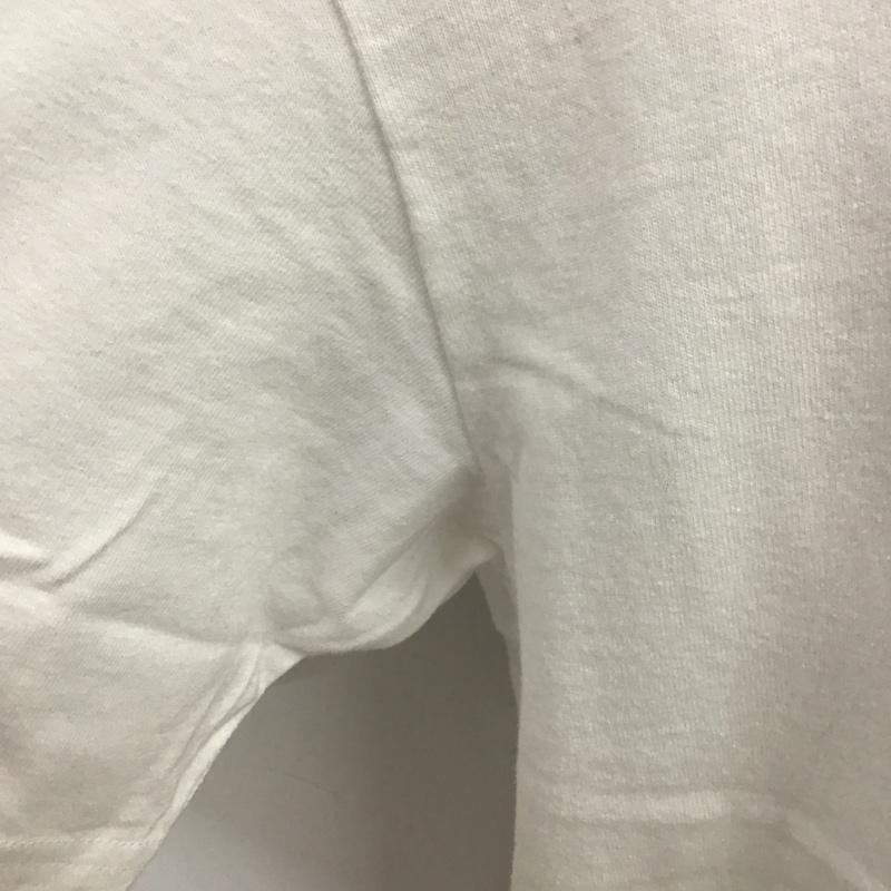 シークエル SEQUEL Tシャツ 半袖 胸ポケット M ロゴ、文字 白 / ホワイト /  メンズ USED 古着 中古 10089589