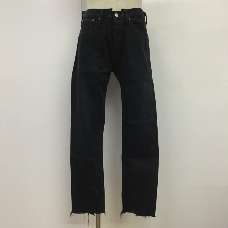 オールドパーク OLDPARK パンツ デニム、ジーンズ リメイク M 無地 紺 / ネイビー / メンズ USED 古着 中古 10089612
