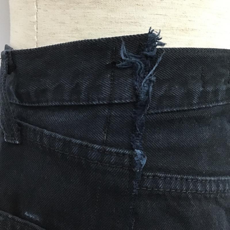 オールドパーク OLDPARK パンツ デニム、ジーンズ リメイク M 無地 紺 / ネイビー / メンズ USED 古着 中古 10089612