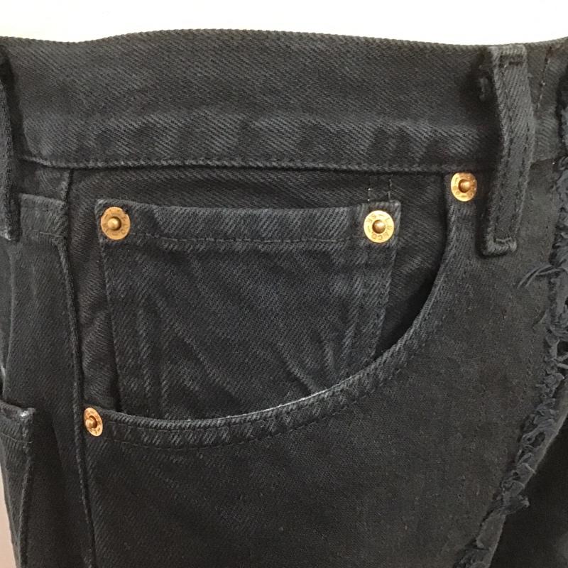 オールドパーク OLDPARK パンツ デニム、ジーンズ リメイク M 無地 紺 / ネイビー / メンズ USED 古着 中古 10089612