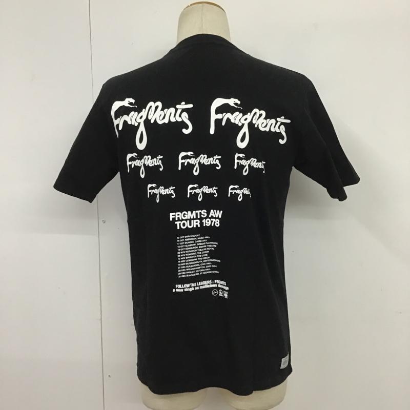 フラグメント FRAGMENT Tシャツ 半袖 M ロゴ、文字 黒 / ブラック /  メンズ USED 古着 中古 10089626