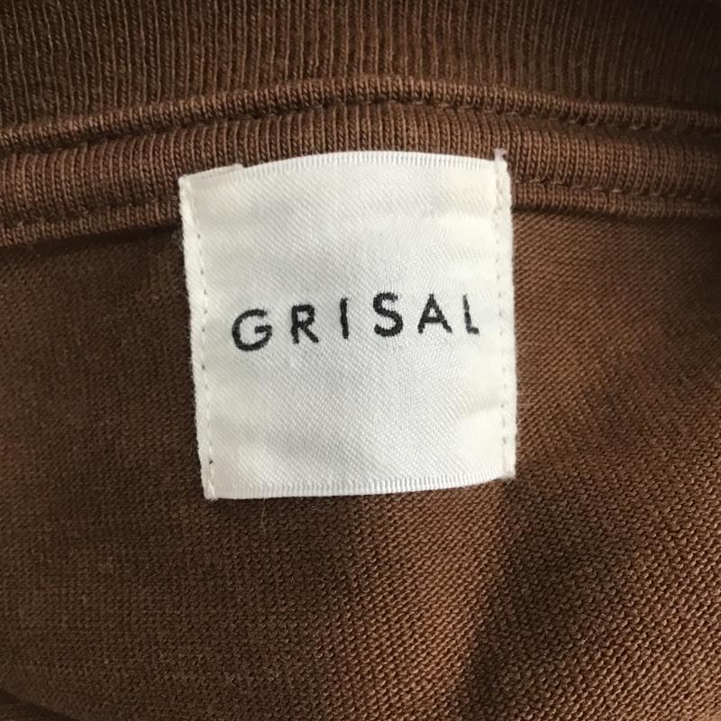 グリサール GRISAL Tシャツ 長袖 1 無地 茶 / ブラウン /  メンズ USED 古着 中古 10089638