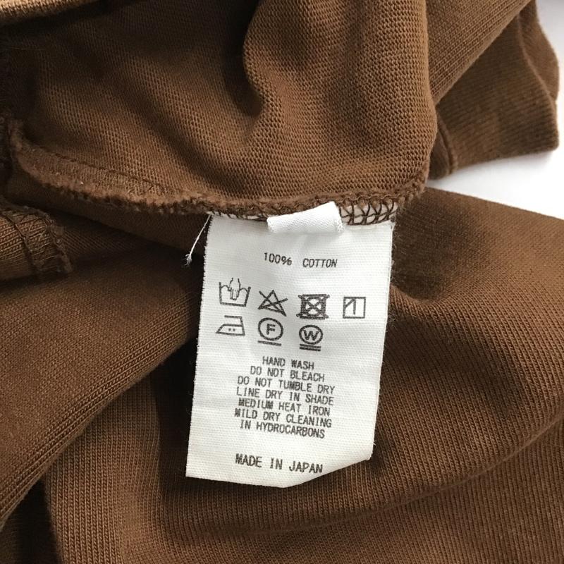 グリサール GRISAL Tシャツ 長袖 1 無地 茶 / ブラウン /  メンズ USED 古着 中古 10089638