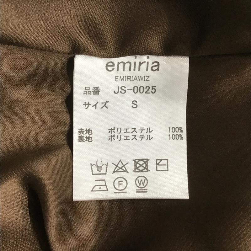 エミリアウィズ Emiria wiz ワンピース ひざ丈スカート JS-0025 チェックフレアワンピース タグ付き S チェック ダークブラウン / ダークブラウン / X ベージュ / ベージュ / レディース USED 古着 中古 10089639