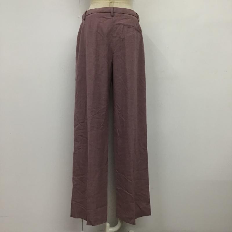 セオリー theory ボトムス ボトムス 01-9406400-235-704 Wide Trouser ワイドパンツ 4 無地 紫 / パープル / レディース USED 古着 中古 10089676