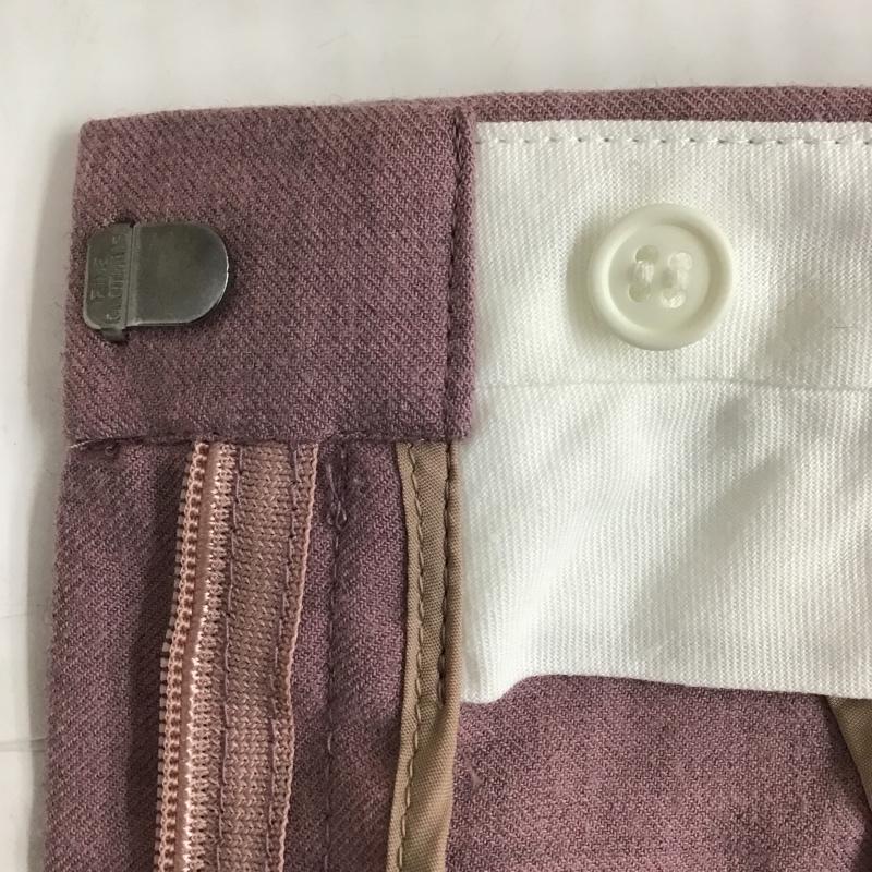 セオリー theory ボトムス ボトムス 01-9406400-235-704 Wide Trouser ワイドパンツ 4 無地 紫 / パープル / レディース USED 古着 中古 10089676
