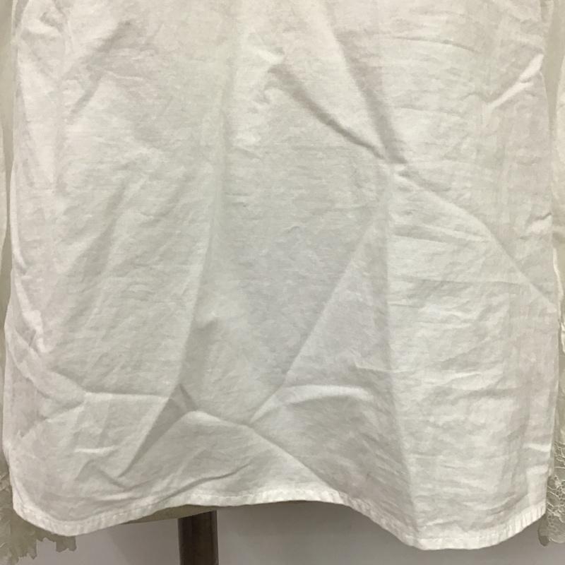 ザラベーシック ZARA BASIC シャツ、ブラウス 長袖 3564 156 250 Vネック XS 白 / ホワイト / レディース USED 古着 中古 10089678