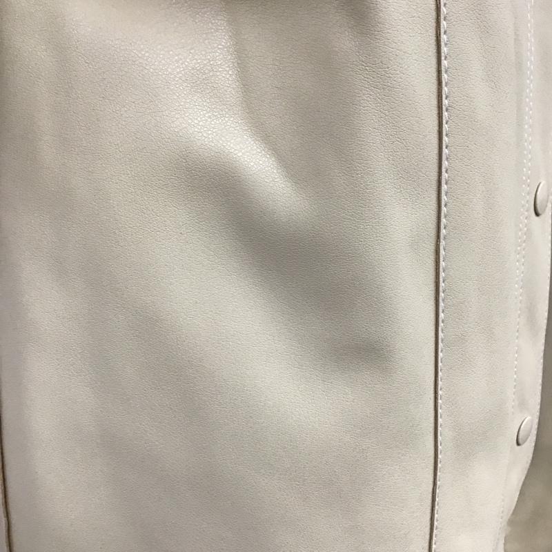 スローバイスライ THROW by SLY シャツ、ブラウス 半袖 030DA030-0620 VEGAN LEATHER SH FREE 無地 ベージュ / ベージュ / レディース USED 古着 中古 10089697