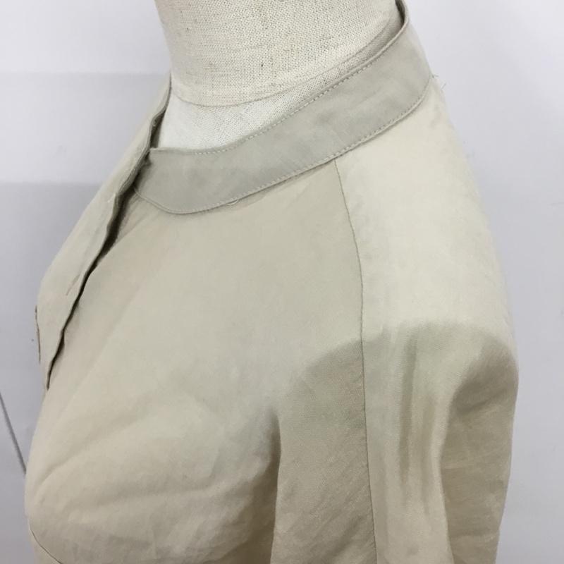 アルシーヴ archives シャツ、ブラウス 長袖 M 無地 ベージュ / ベージュ / レディース USED 古着 中古 10089724