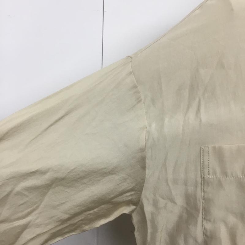 アルシーヴ archives シャツ、ブラウス 長袖 M 無地 ベージュ / ベージュ / レディース USED 古着 中古 10089724