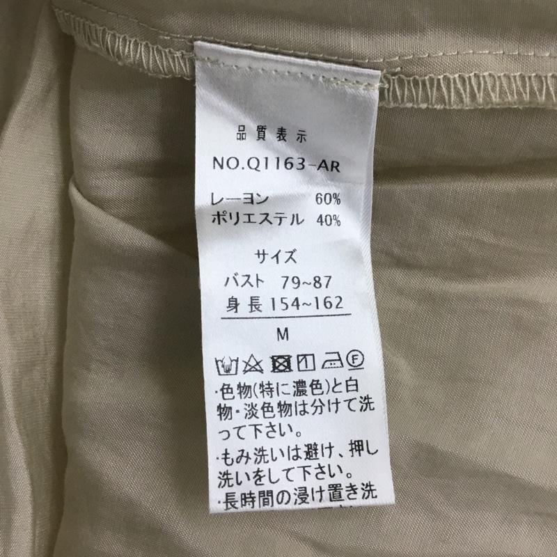 アルシーヴ archives シャツ、ブラウス 長袖 M 無地 ベージュ / ベージュ / レディース USED 古着 中古 10089724