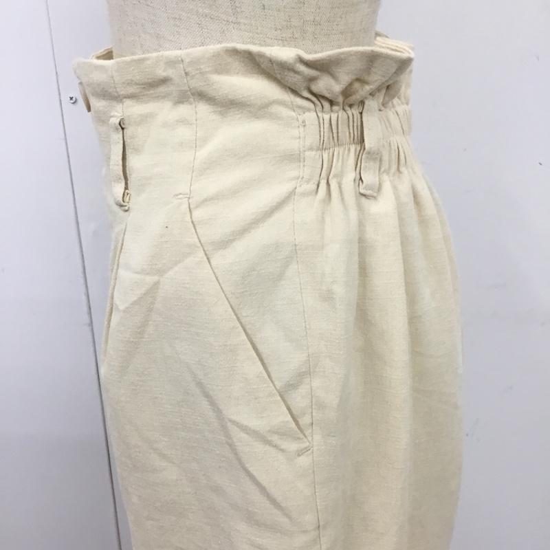 セシルマクビー CECIL McBEE パンツ スラックス FREE 無地 ベージュ / ベージュ / レディース USED 古着 中古 10089726