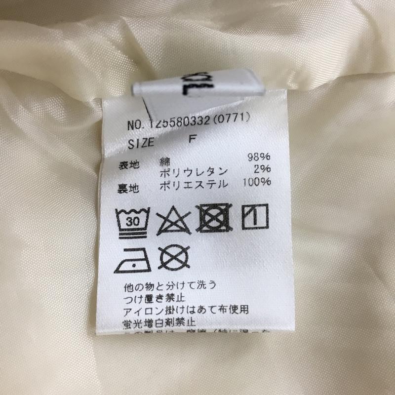 セシルマクビー CECIL McBEE パンツ スラックス FREE 無地 ベージュ / ベージュ / レディース USED 古着 中古 10089726