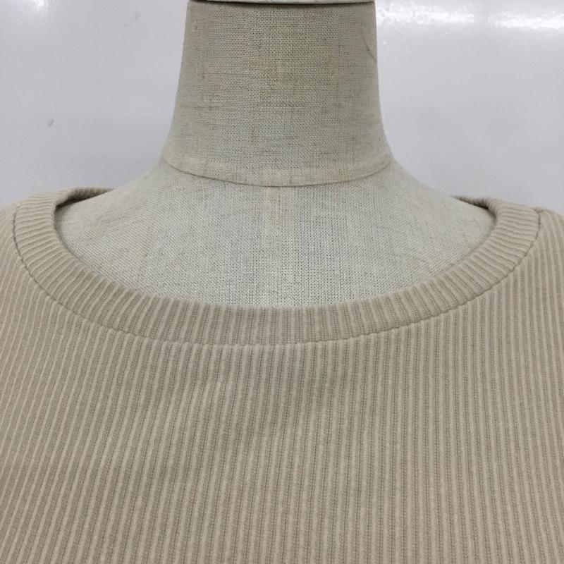 アルシーヴ archives カットソー 長袖 無地 ベージュ / ベージュ / レディース USED 古着 中古 10089732