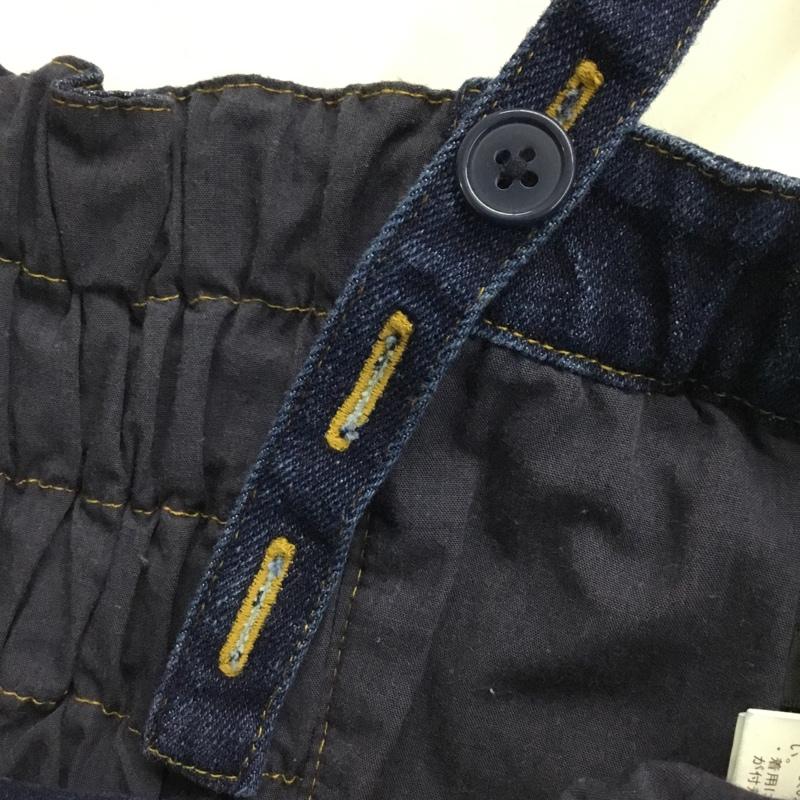 ヘザー Heather ジャンパースカート ジャンパースカート デニム M 無地 インディゴ / インディゴ / レディース USED 古着 中古 10089734