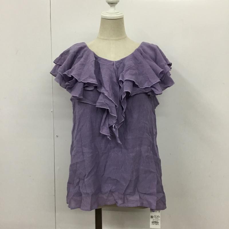 イング INGNI カットソー 半袖 タグ付 M 無地 紫 / パープル / レディース USED 古着 中古 10089737