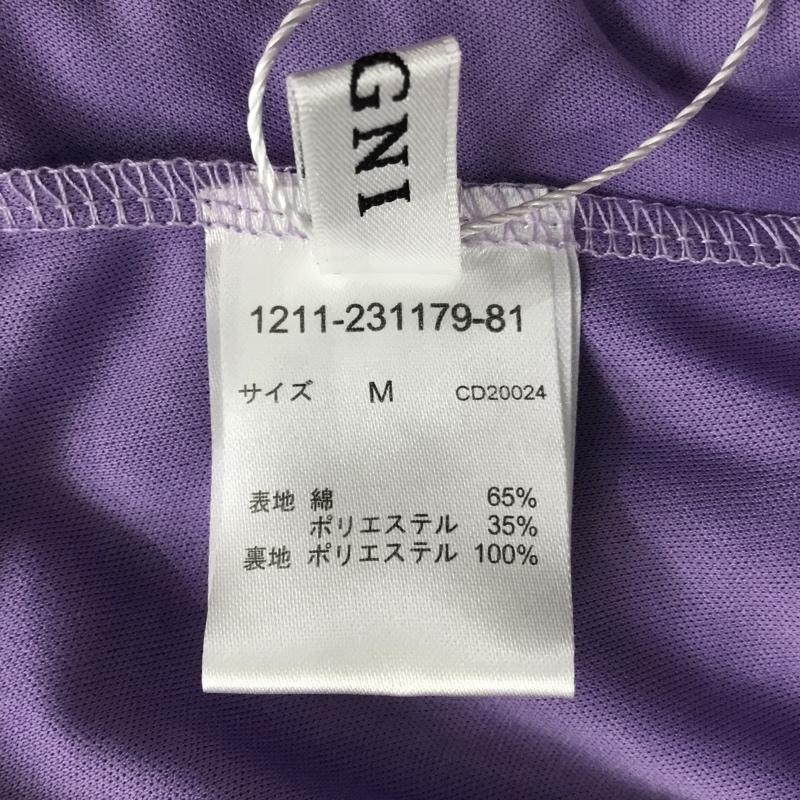 イング INGNI カットソー 半袖 タグ付 M 無地 紫 / パープル / レディース USED 古着 中古 10089737