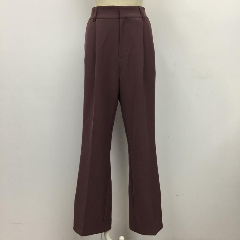 グローバルワーク GLOBAL WORK パンツ スラックス M 無地 紫 / パープル / レディース USED 古着 中古 10089738