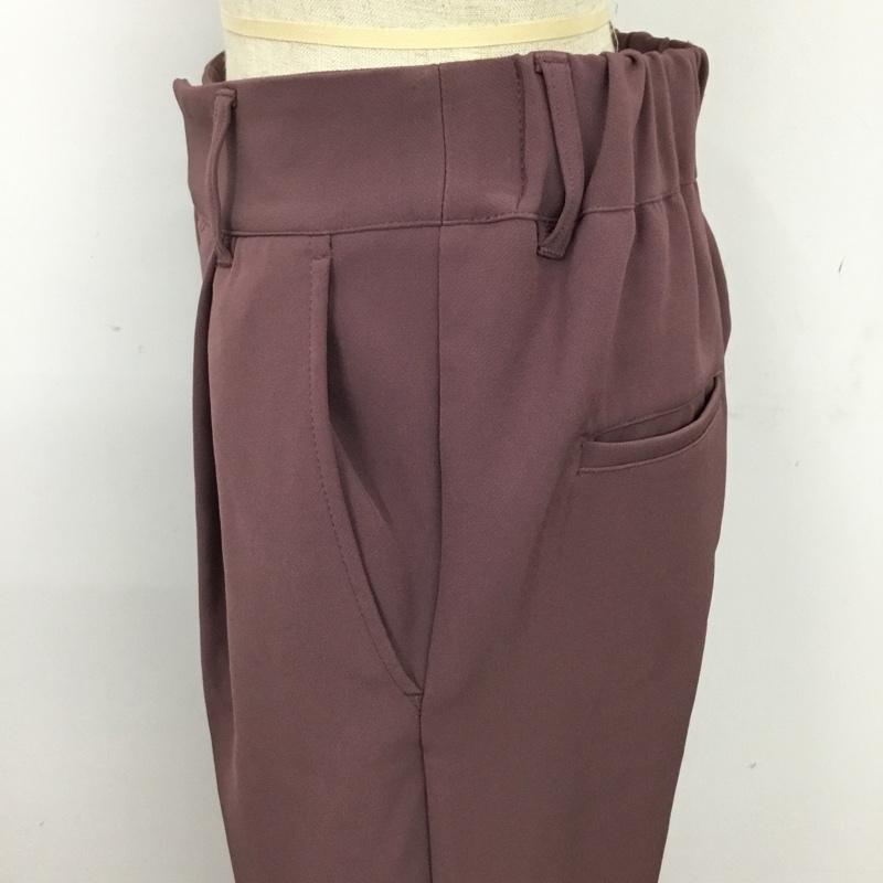 グローバルワーク GLOBAL WORK パンツ スラックス M 無地 紫 / パープル / レディース USED 古着 中古 10089738