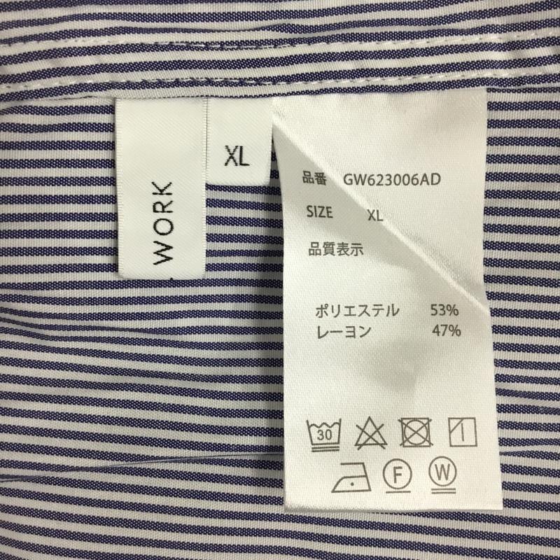 グローバルワーク GLOBAL WORK シャツ、ブラウス 長袖 XL ストライプ マルチカラー / マルチカラー / レディース USED 古着 中古 10089748