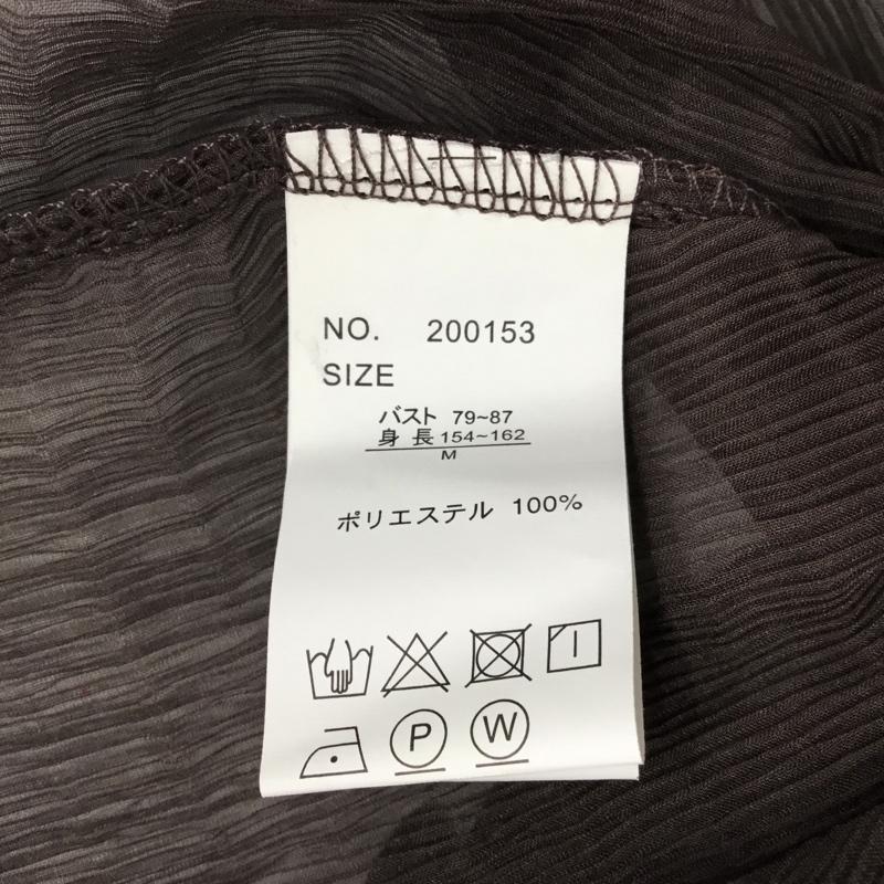 モーメント Moment カットソー 半袖 タグ付 M 無地 茶 / ブラウン /  レディース USED 古着 中古 10089751