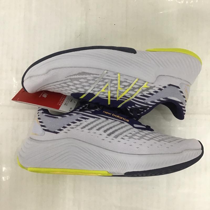 ニューバランス New Balance スニーカー スニーカー WFCPZLM2 ランニングシューズ 23.5cm 箱有 23.5cm ロゴ、文字 紺 / ネイビー / X 灰 / グレー / X 黄 / イエロー / レディース USED 古着 中古 10089763