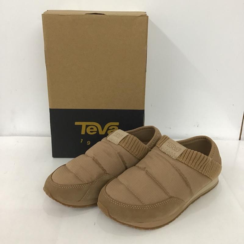 テバ Teva スリッポン スリッポン 1123091 RE EMBER MOC2 23cm 箱有 23.0cm ロゴ、文字 ベージュ / ベージュ / レディース USED 古着 中古 10089771