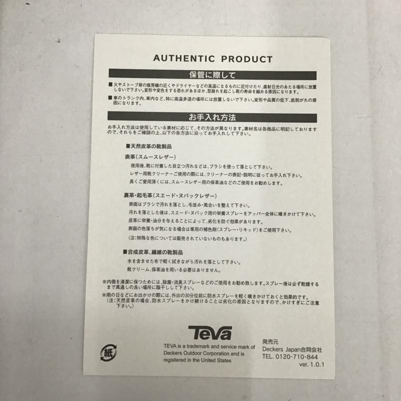 テバ Teva スリッポン スリッポン 1123091 RE EMBER MOC2 23cm 箱有 23.0cm ロゴ、文字 ベージュ / ベージュ / レディース USED 古着 中古 10089771