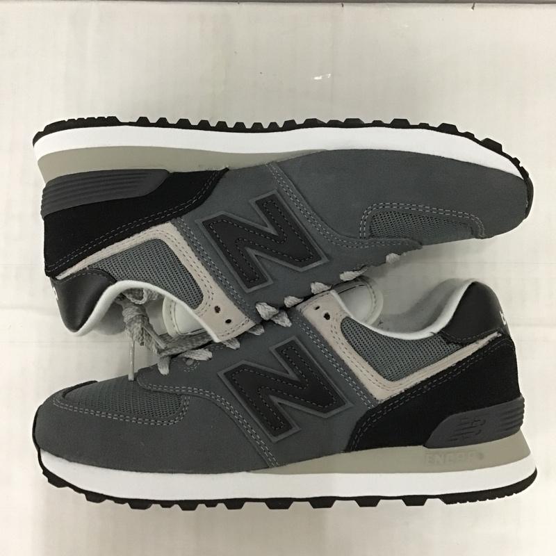 ニューバランス New Balance スニーカー スニーカー ML574OS2 24.5cm 箱有 24.5cm ロゴ、文字 ダークグレー / ダークグレー / レディース USED 古着 中古 10089773