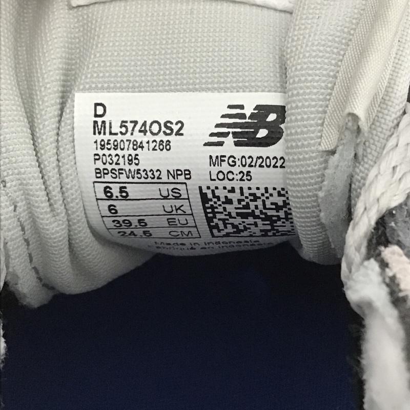 ニューバランス New Balance スニーカー スニーカー ML574OS2 24.5cm 箱有 24.5cm ロゴ、文字 ダークグレー / ダークグレー / レディース USED 古着 中古 10089773