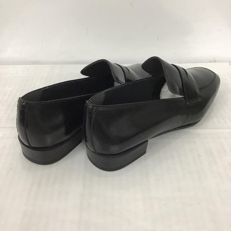 ボントレ BONTRE ローファー ローファー 92052 スクエア コインローファー 39 箱有 CALZADOS 無地 黒 / ブラック / レディース USED 古着 中古 10089778