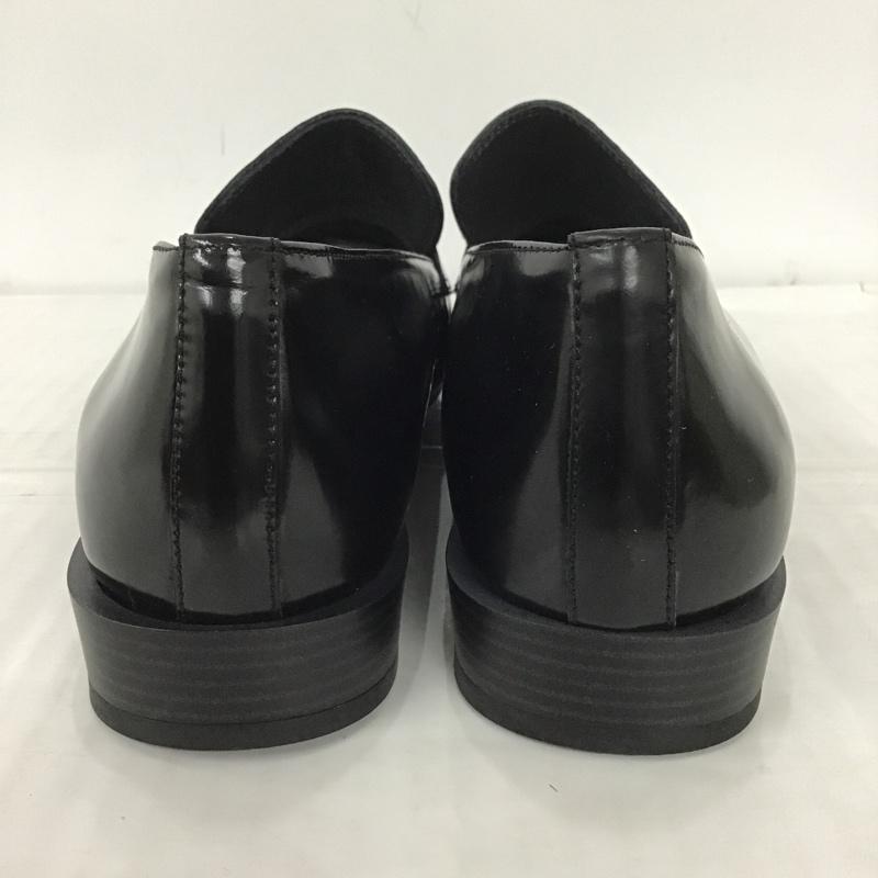 ボントレ BONTRE ローファー ローファー 92052 スクエア コインローファー 39 箱有 CALZADOS 無地 黒 / ブラック / レディース USED 古着 中古 10089778
